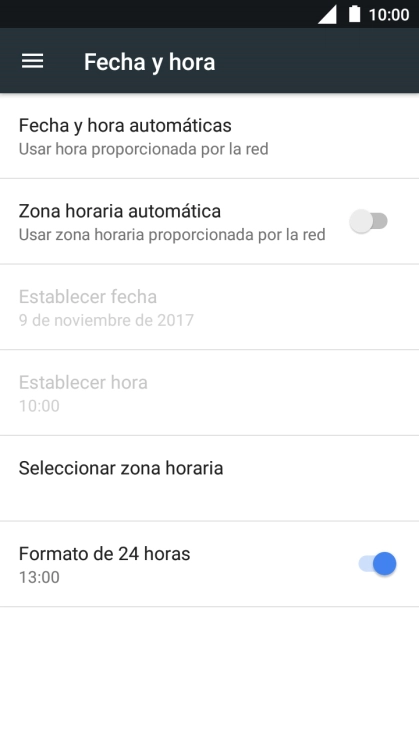 Pulsa el indicador junto a 