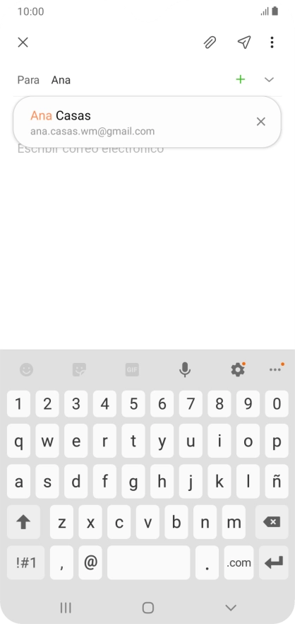 Pulsa el contacto deseado.