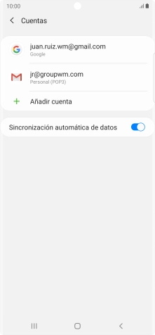 Pulsa la tecla de inicio para terminar y regresar a la pantalla de inicio.