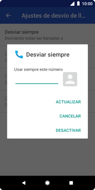 Pulsa DESACTIVAR.