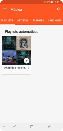 Pulsa la categoría deseada.