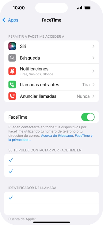 Pulsa el indicador junto a 