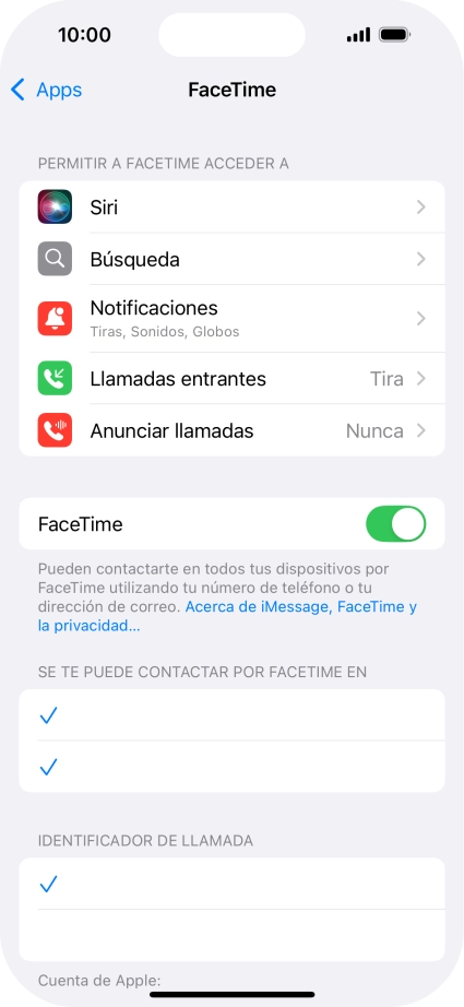Pulsa el indicador junto a 