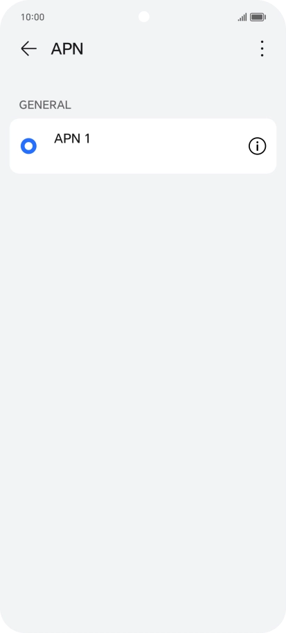 Pulsa el icono de menú.