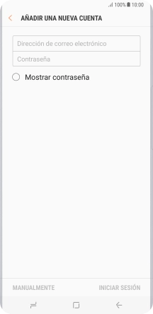 Pulsa Dirección de correo electrónico e introduce tu dirección de correo electrónico.