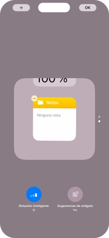 Pulsa Rotación inteligente para activar o desactivar la función.