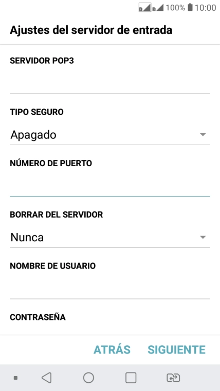 Pulsa la lista desplegable bajo 