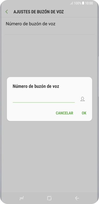 Introduce 22177 y pulsa OK.