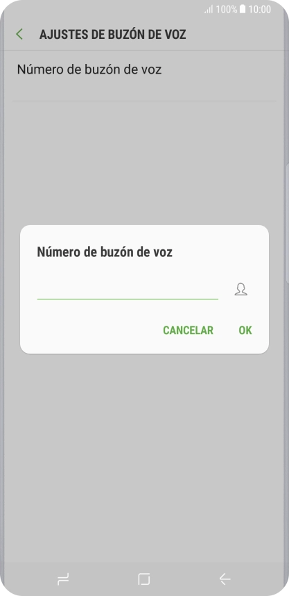 Introduce 22177 y pulsa OK.