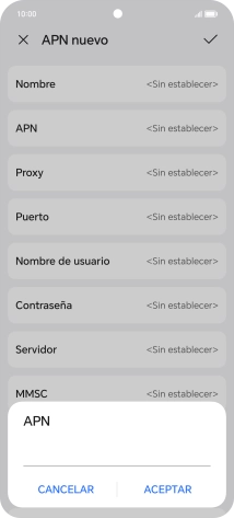 Introduce airtelwap.es y pulsa ACEPTAR.