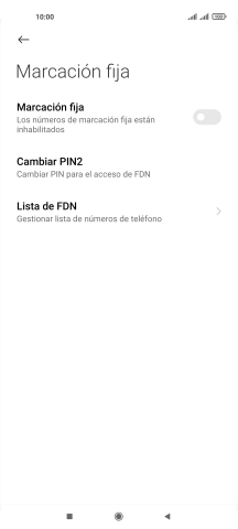 Pulsa el indicador junto a 