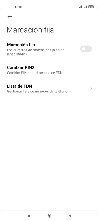 Pulsa el indicador junto a 