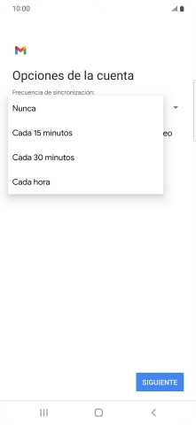 Pulsa el ajuste deseado.
