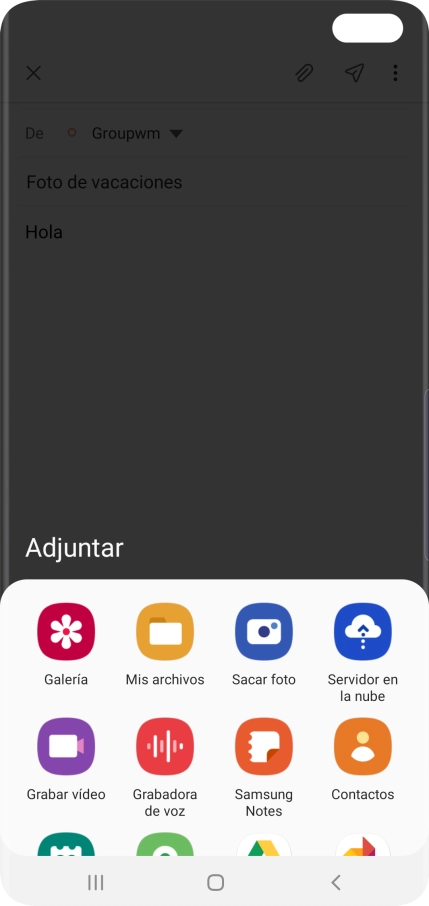 Pulsa Mis archivos y desplázate a la carpeta deseada.
