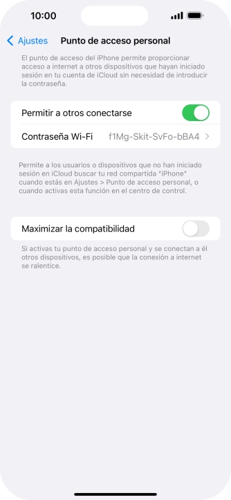 Desliza el dedo hacia arriba desde la parte inferior de la pantalla para terminar y volver a la pantalla de inicio.