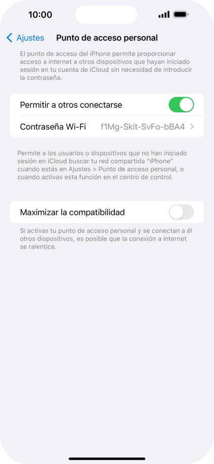 Desliza el dedo hacia arriba desde la parte inferior de la pantalla para terminar y volver a la pantalla de inicio.