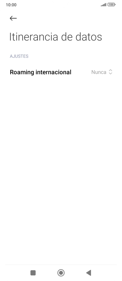 Pulsa Roaming internacional.