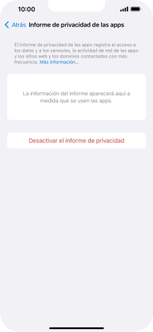 Desliza el dedo hacia arriba desde la parte inferior de la pantalla para terminar y volver a la pantalla de inicio.