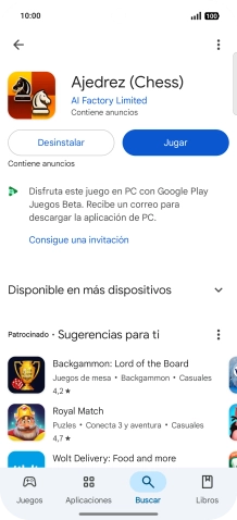 Desliza el dedo hacia arriba desde la parte inferior de la pantalla para terminar y volver a la pantalla de inicio.