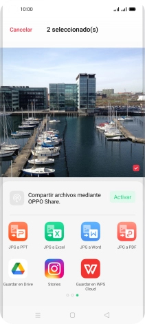 Pulsa Guardar en Drive.