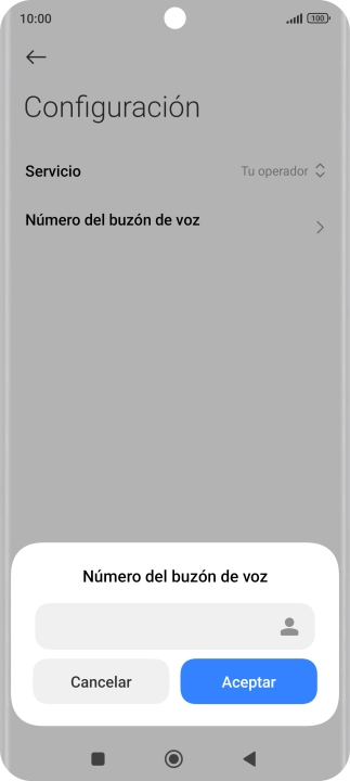 Introduce 22177 y pulsa Aceptar.