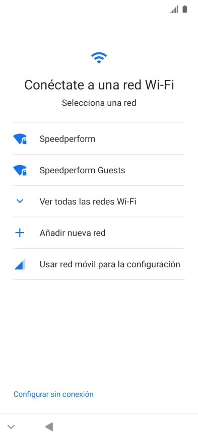 Pulsa la red wifi deseada.