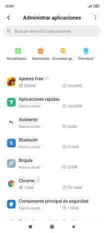 Pulsa la app deseada.
