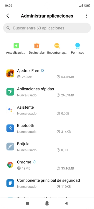 Pulsa la app deseada.