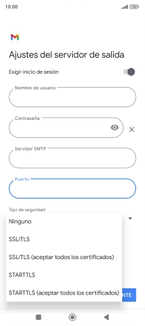 Pulsa Ninguno.