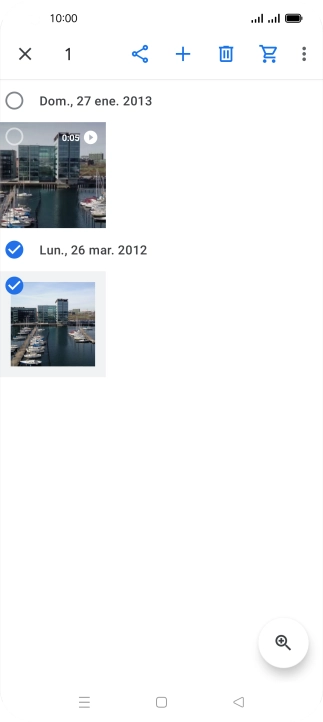 Pulsa el icono de seleccionar todo.
