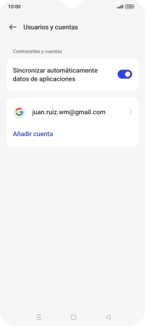 Pulsa Añadir cuenta.