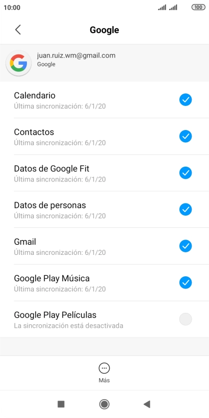 Pulsa la tecla de inicio para terminar y regresar a la pantalla de inicio.