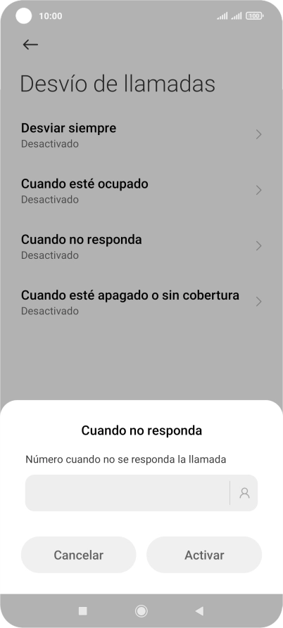 Introduce +34600132000 y pulsa Activar.