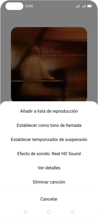 Pulsa Añadir a lista de reproducción.