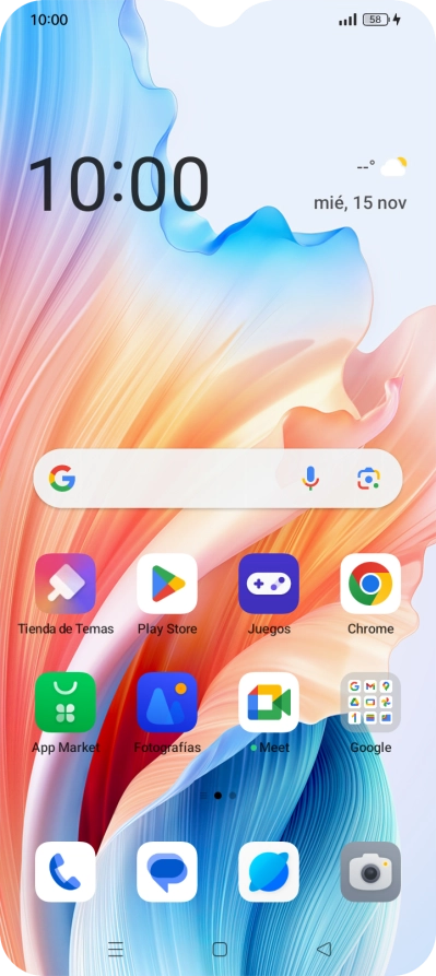 Cuando el icono de carga de batería aparece en la pantalla, el teléfono se está cargando.