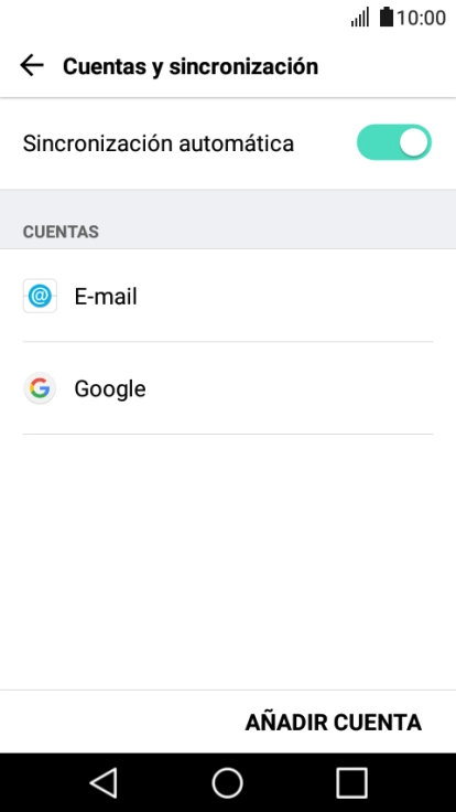 Pulsa la tecla de inicio para regresar a la pantalla de inicio.