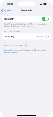 Desliza el dedo hacia arriba desde la parte inferior de la pantalla para terminar y volver a la pantalla de inicio.