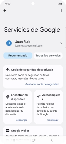 Pulsa Encontrar mi dispositivo.