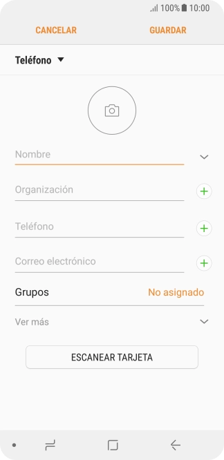 Pulsa la lista desplegable de la guía.
