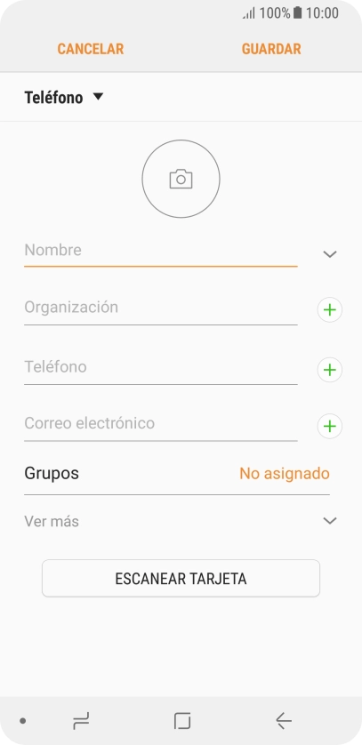 Pulsa la lista desplegable de la guía.