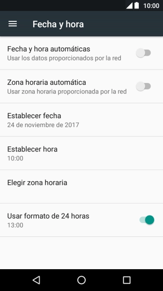 Pulsa el indicador junto a 
