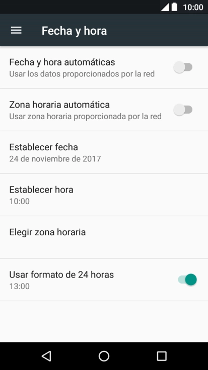 Pulsa el indicador junto a 