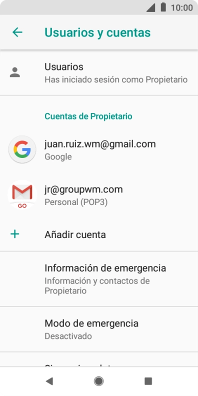 Pulsa la tecla de inicio para terminar y regresar a la pantalla de inicio.
