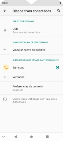 Pulsa la tecla de inicio para terminar y regresar a la pantalla de inicio.