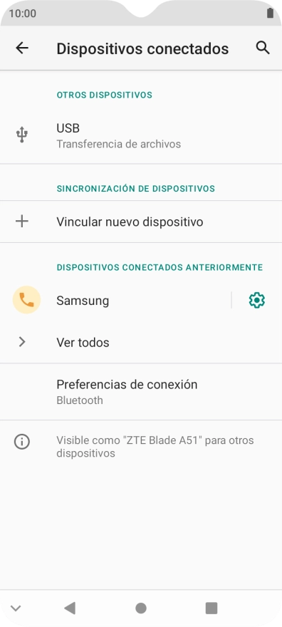 Pulsa la tecla de inicio para terminar y regresar a la pantalla de inicio.