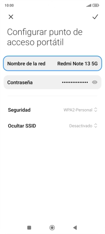 Pulsa Seguridad.