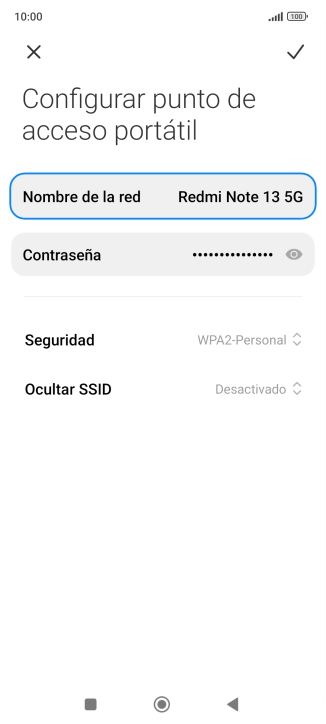 Pulsa Seguridad.