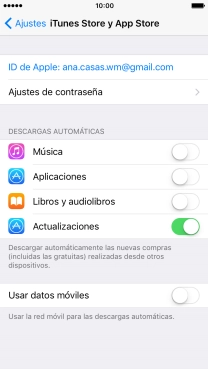 Pulsa la tecla de inicio para terminar y regresar a la pantalla de inicio.
