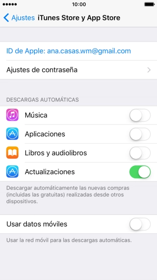 Pulsa la tecla de inicio para terminar y regresar a la pantalla de inicio.