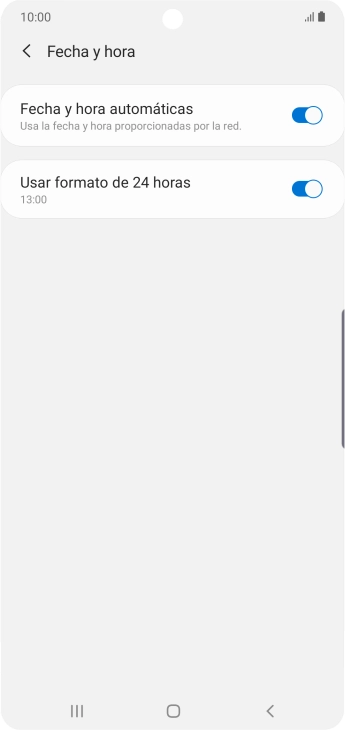 Pulsa la tecla de inicio para terminar y regresar a la pantalla de inicio.